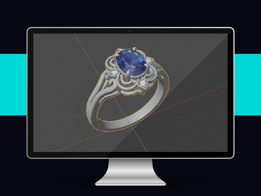 3D Yüzük Tasarımı - Rise of Digital 3d tasarım & animasyon projesi